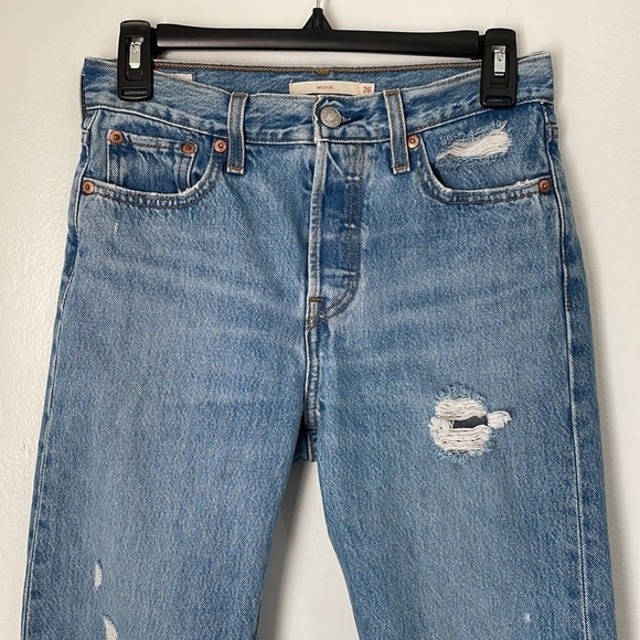 Levi’s Wedgie Icon Fit Jeans Authentically Yours Size 26 - Picture 3 of 7